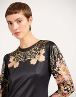 La DoubleJ Clingy Swing La DoubleJ Clingy Swing Cornucopia Placée Black DRE0762VIS023CRN03BL01