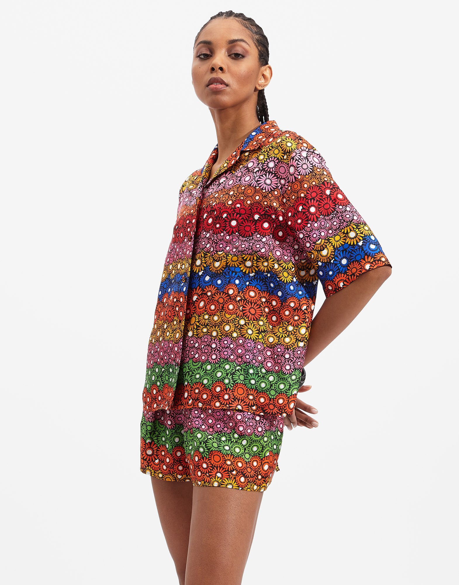 La DoubleJ Boxy Shirt Pride Daisy SHI0064SIL001DAY0004