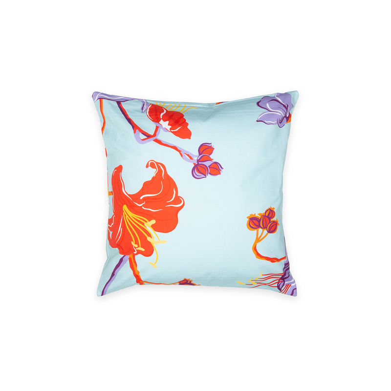 La DoubleJ Cushion Cover La DoubleJ Cushion Cover Maneater Azzurro CUS0001COT011MAN0005