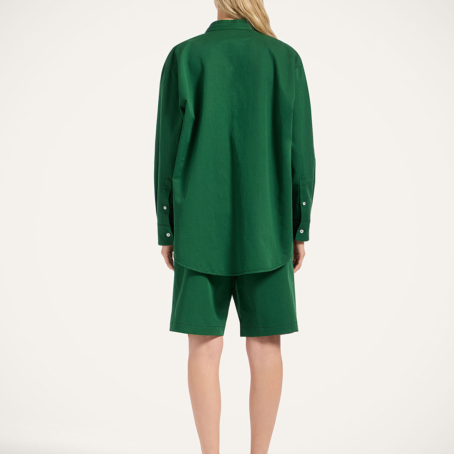 La Doublej Boyfriend Shorts In Green