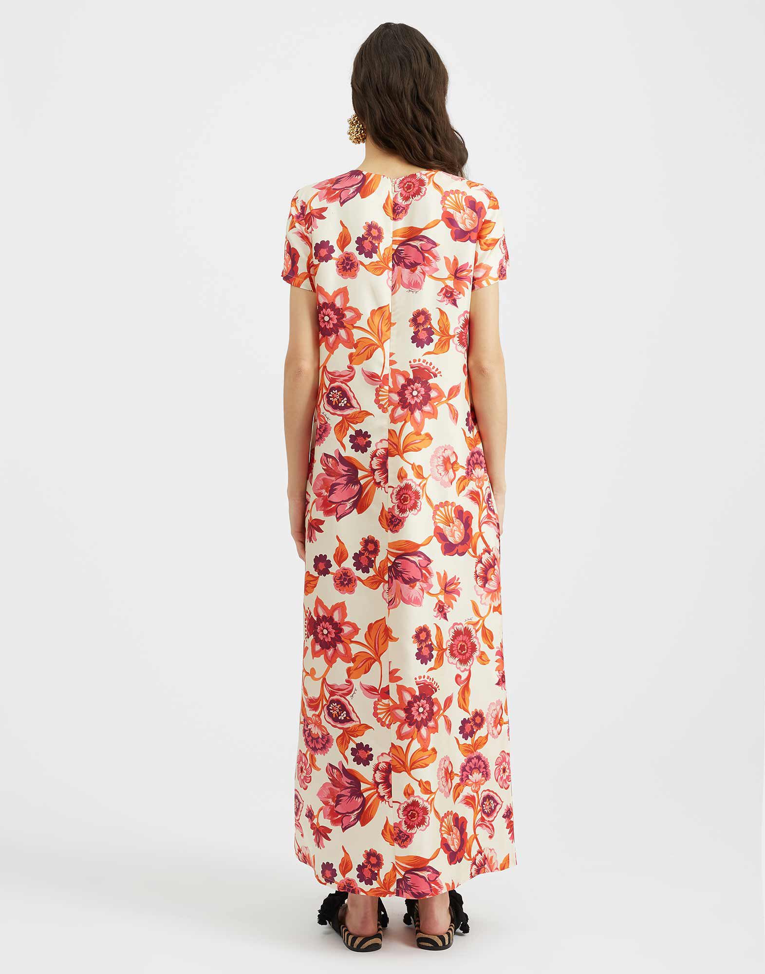 La DoubleJ Swing Dress Hottie Cream DRE0001SIL001HOT01WH03