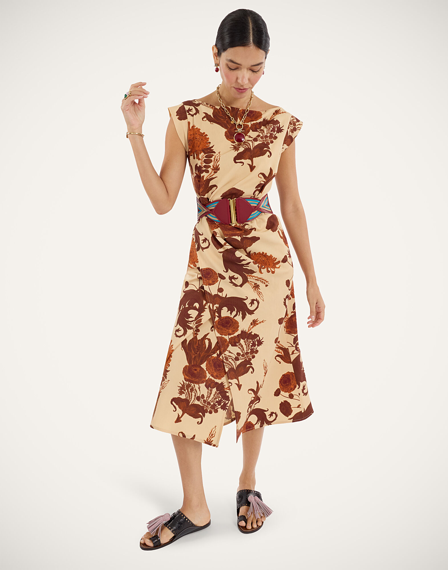 La DoubleJ Day To Dinner Dress Coven Buttercream DRE1118WOL037COV01WH09
