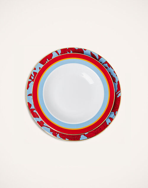 La DoubleJ Soup And Dinner Plates Set La DoubleJ Soup And Dinner Plates Set Roman Holiday Vino DIS0064CER001RHY0001