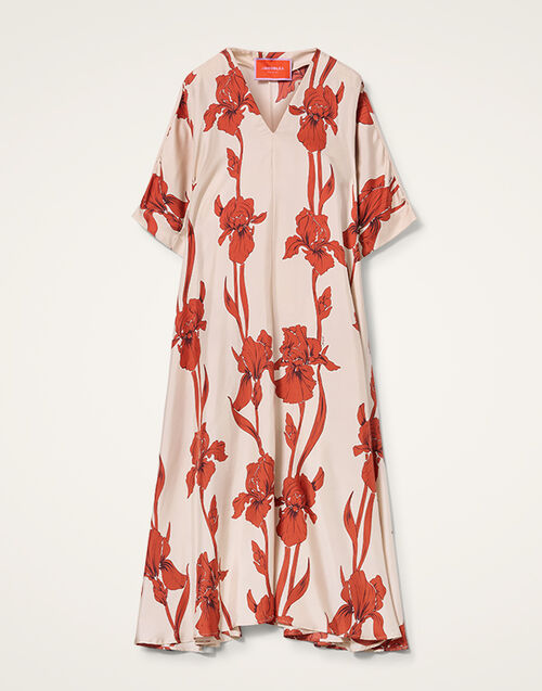 La DoubleJ Muumuu Dress La DoubleJ Muumuu Dress Iris Dark Orange DRE0308SIL001IRS04OR03
