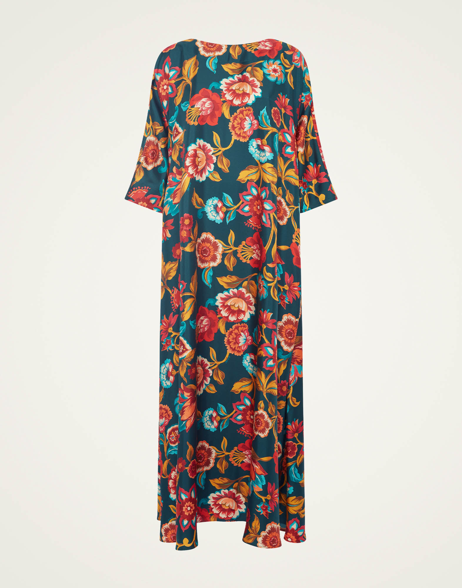 ワンピース La DoubleJ SHIRT DRESS WITH BELT (DRE0441_COT001ORH0001) LA DOUBLEJ Belted printed crepe maxi shirt dress | NET-A-PORTER