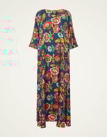 La DoubleJ Muumuu Dress Round Neck La DoubleJ Muumuu Dress Round Neck Hottie Emerald DRE0370SIL001HOT01GR04
