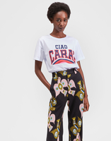 LaDoubleJ Slogan T-shirt LaDoubleJ Slogan T-shirt Ciao Cara SHI0054JER010SLO0010