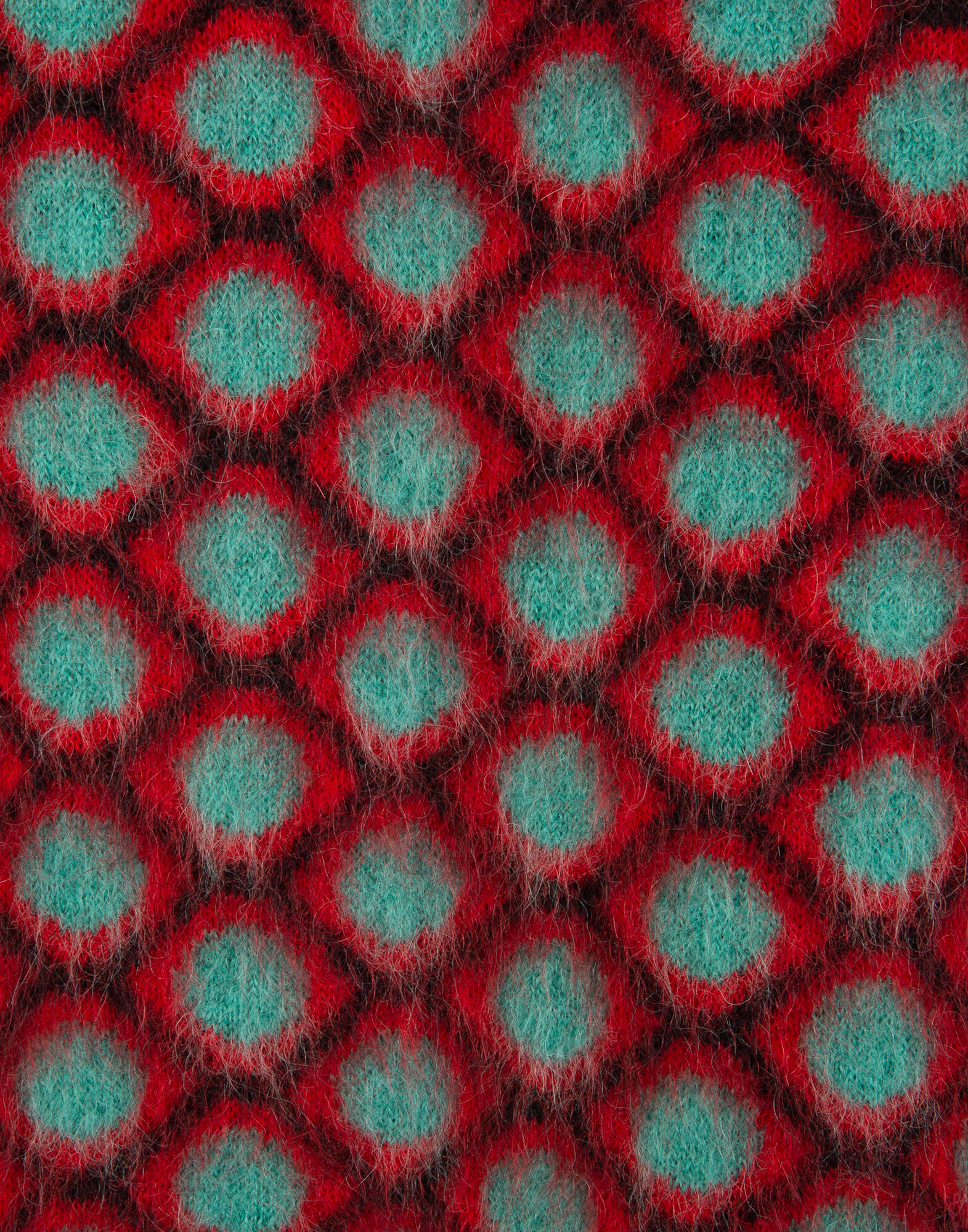 LaDoubleJ Oversize Crew Neck Pomodorini Azzurro PUL0018KNI012POM0004