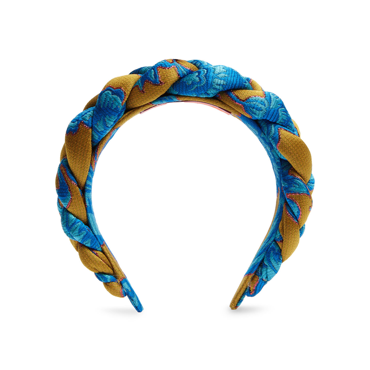 La Doublej Rapunzel Braided Headband In Hottie Turquoise