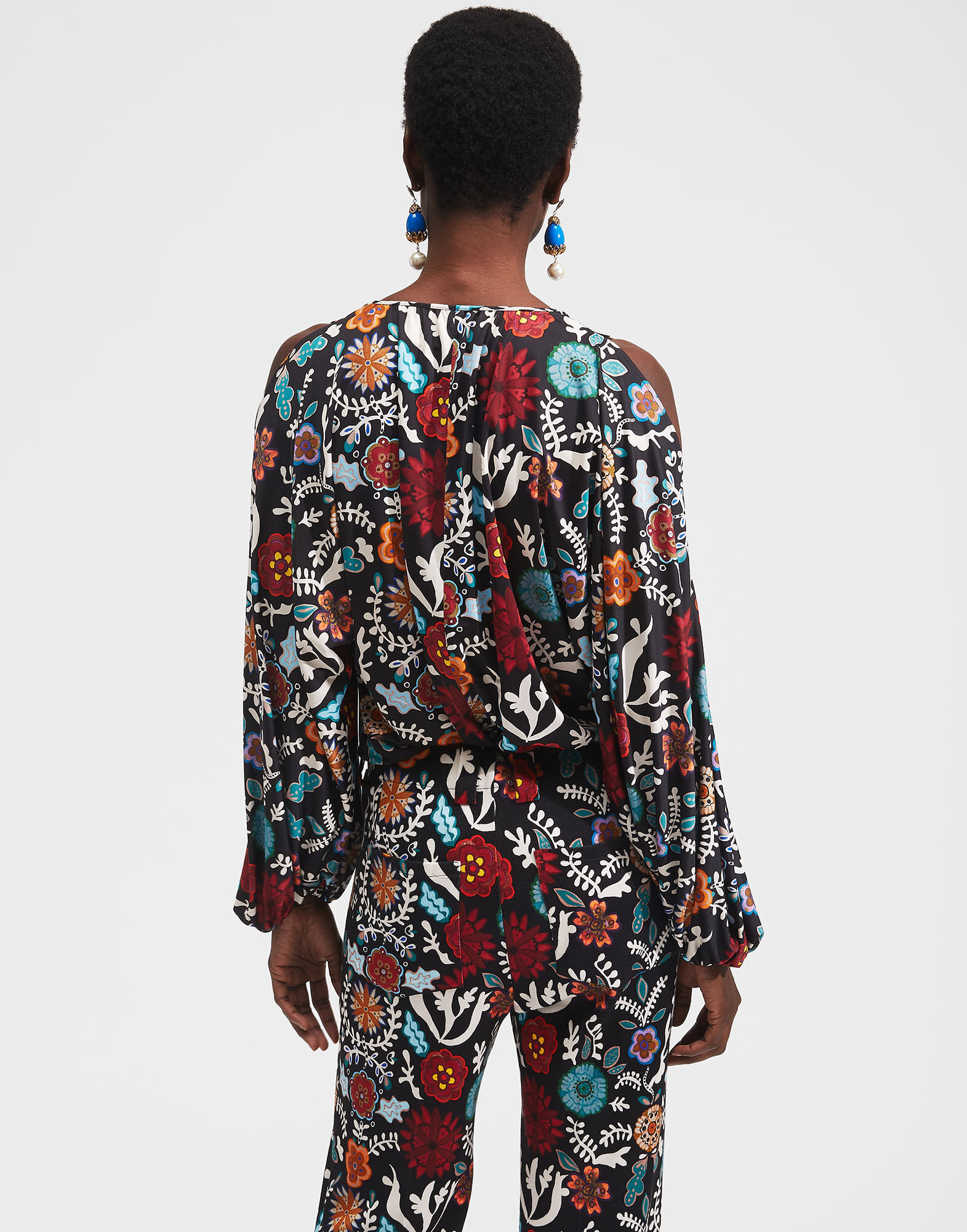 LaDoubleJ Aphrodite Top Fire Flower TOP0037JER011FIR0001