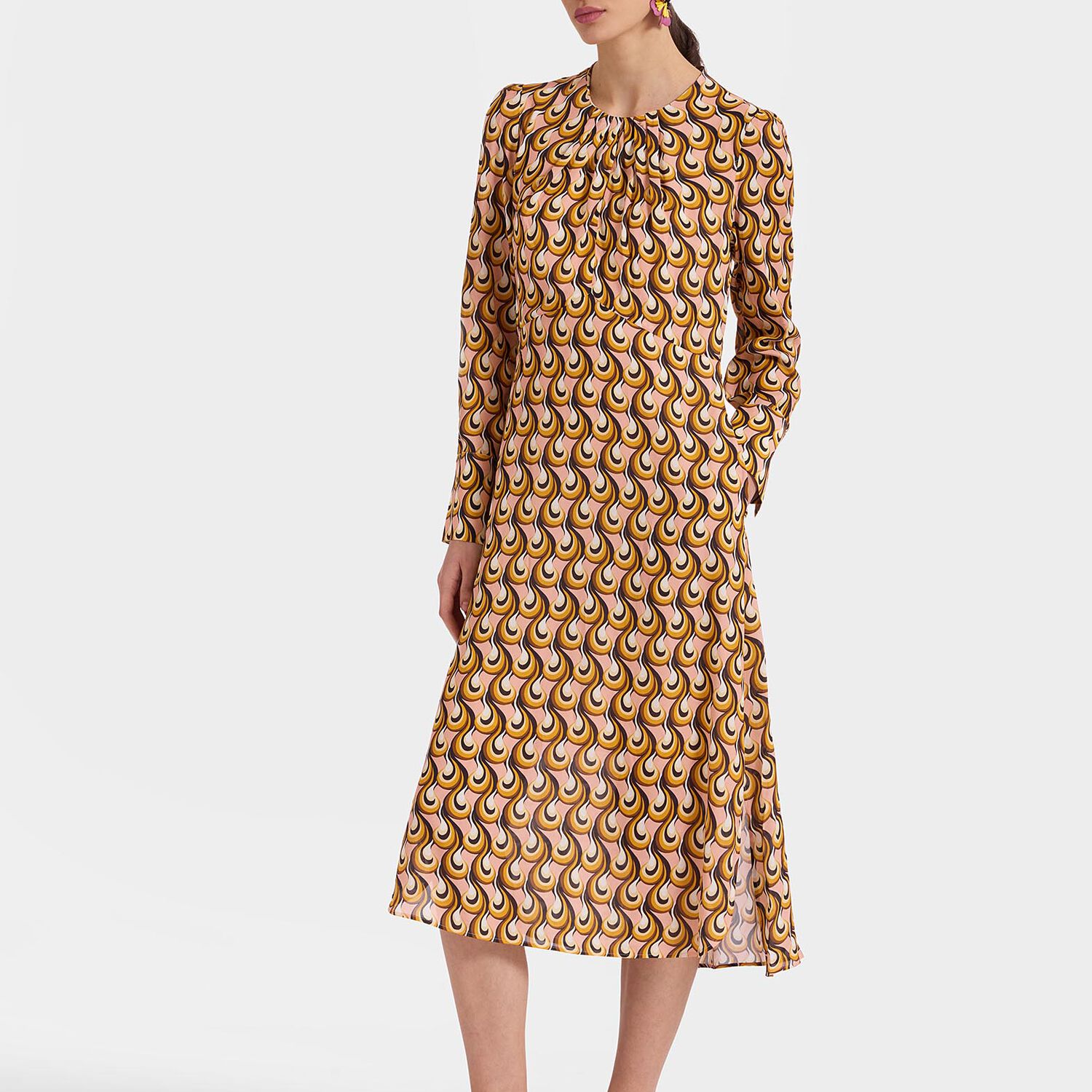 La Doublej Midi Eve Dress In Melty Pink