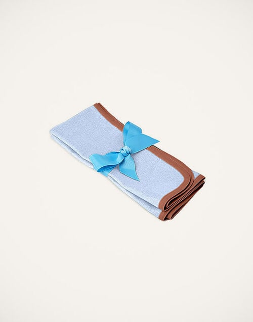 La DoubleJ Large Napkins Set Of 2 La DoubleJ Large Napkins Set Of 2 Rainbow Sky NAP0010LIN006RAI0026
