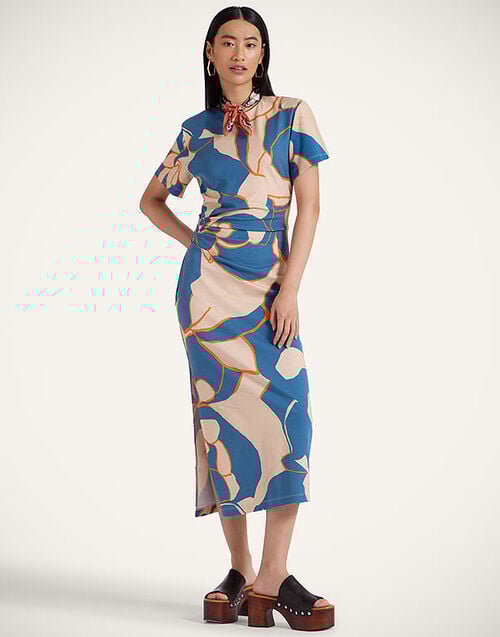 La DoubleJ Lela Dress La DoubleJ Lela Dress Dea Dahlia Blue Petrol DRE0843JER043MGN01BU05