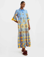 La DoubleJ Artemis Dress La DoubleJ Artemis Dress Partenope Light Blue DRE0176COT039PRT01BU01