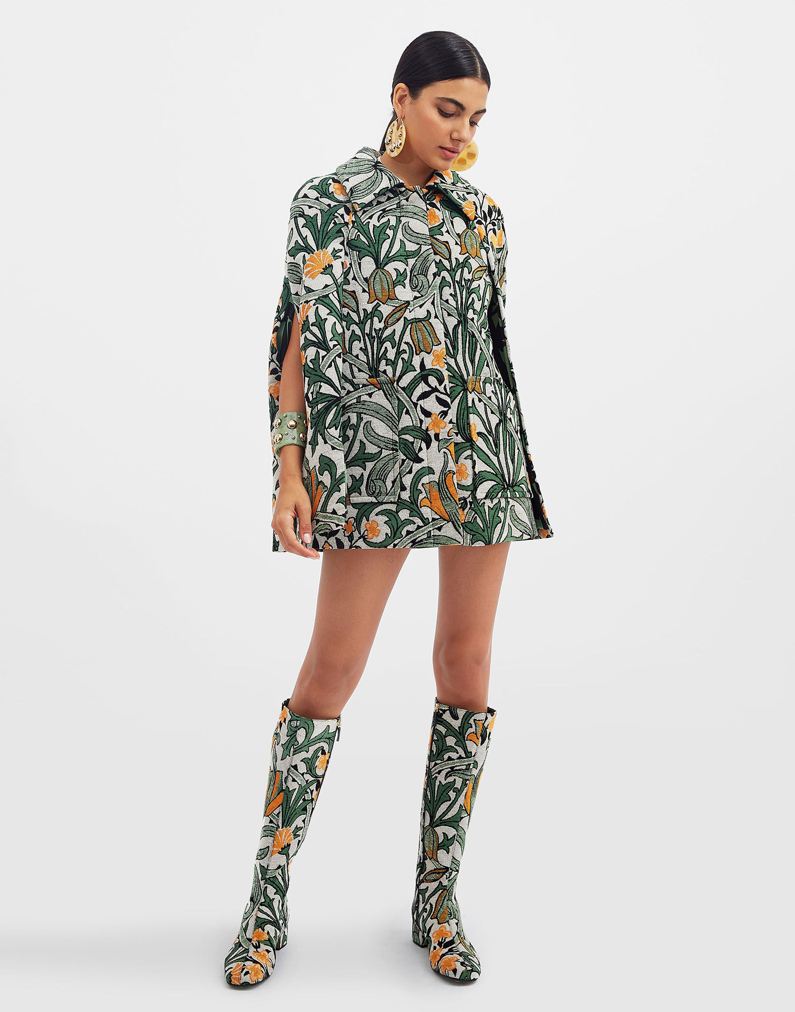 La DoubleJ Milano Mini Cape Delta Ivory JAC0072JCQ057DEL01WH04