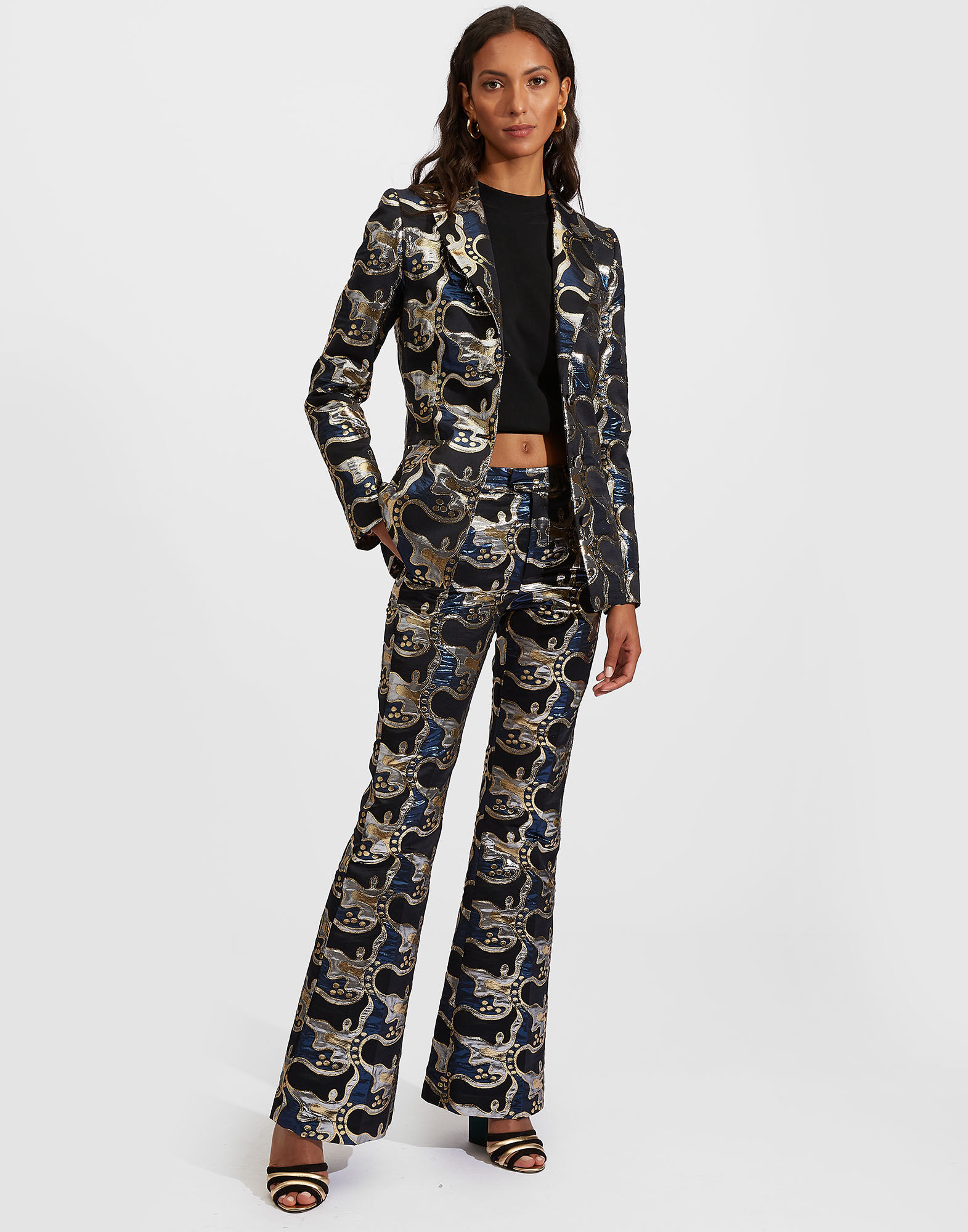 La DoubleJ Saturday Night Pants Spritz Blu TRO0030JAC040SPR0002