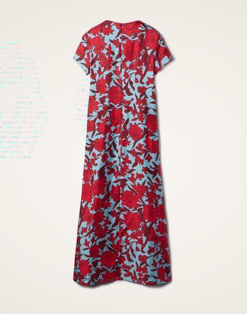 La DoubleJ Swing Dress La DoubleJ Swing Dress Lilium Turchese DRE0001SIL001LIL0005