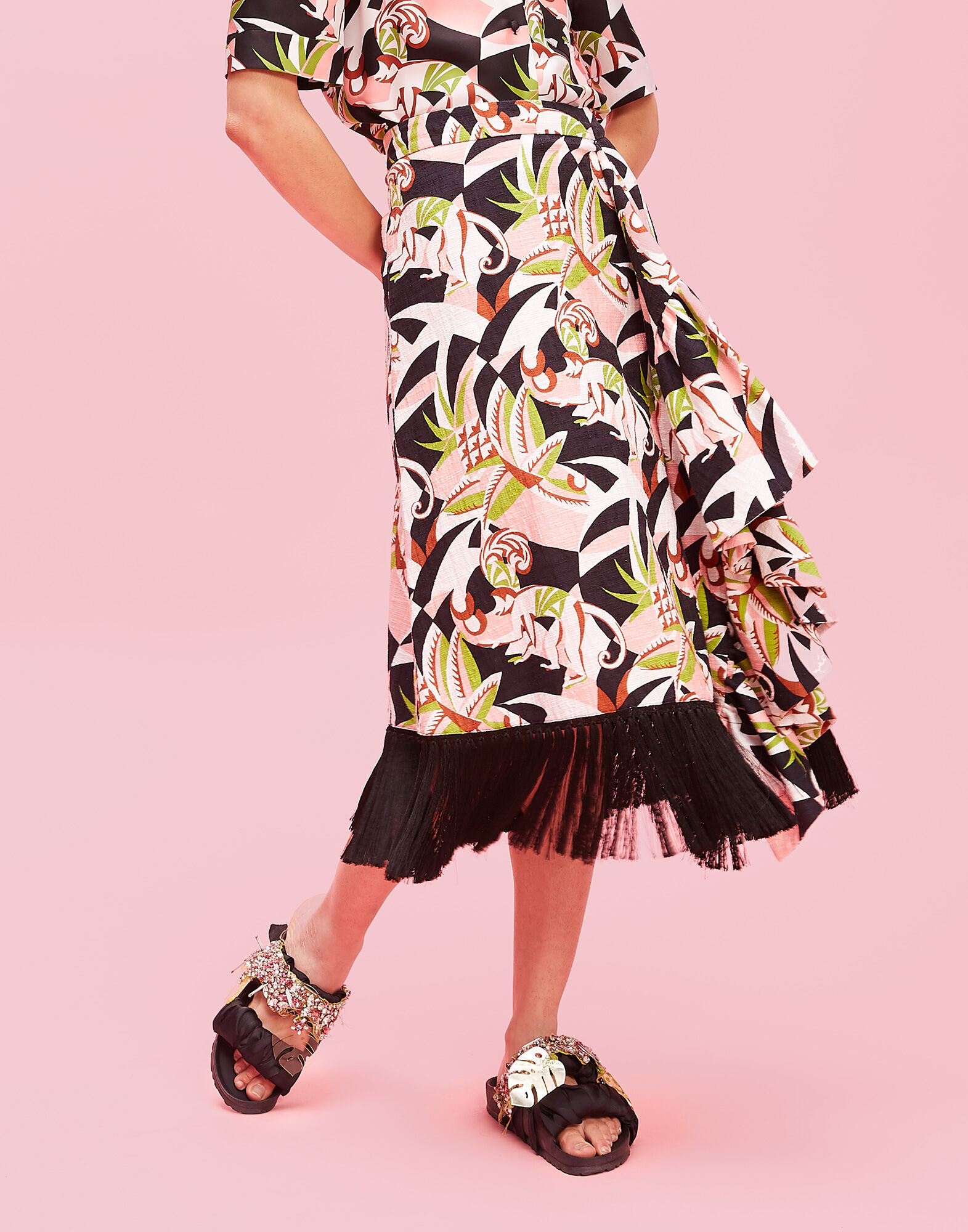 LaDoubleJ Jungle Skirt Tom Tom SKI0017COT005TOM0001