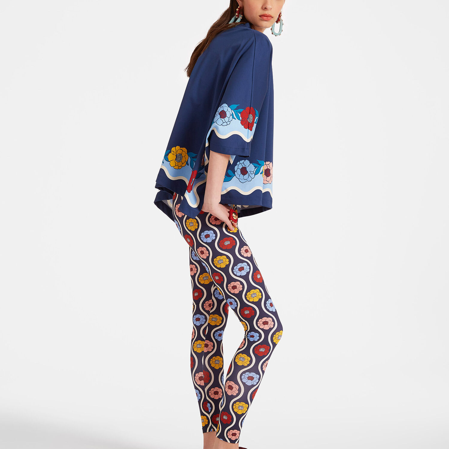 La Doublej Leggings In Whitsun Mini Blue