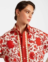 La DoubleJ Better Than Your Boyfriend's Shirt La DoubleJ Better Than Your Boyfriend's Shirt Dragonflower Placée Red SHI0092COT039DRE05RE01