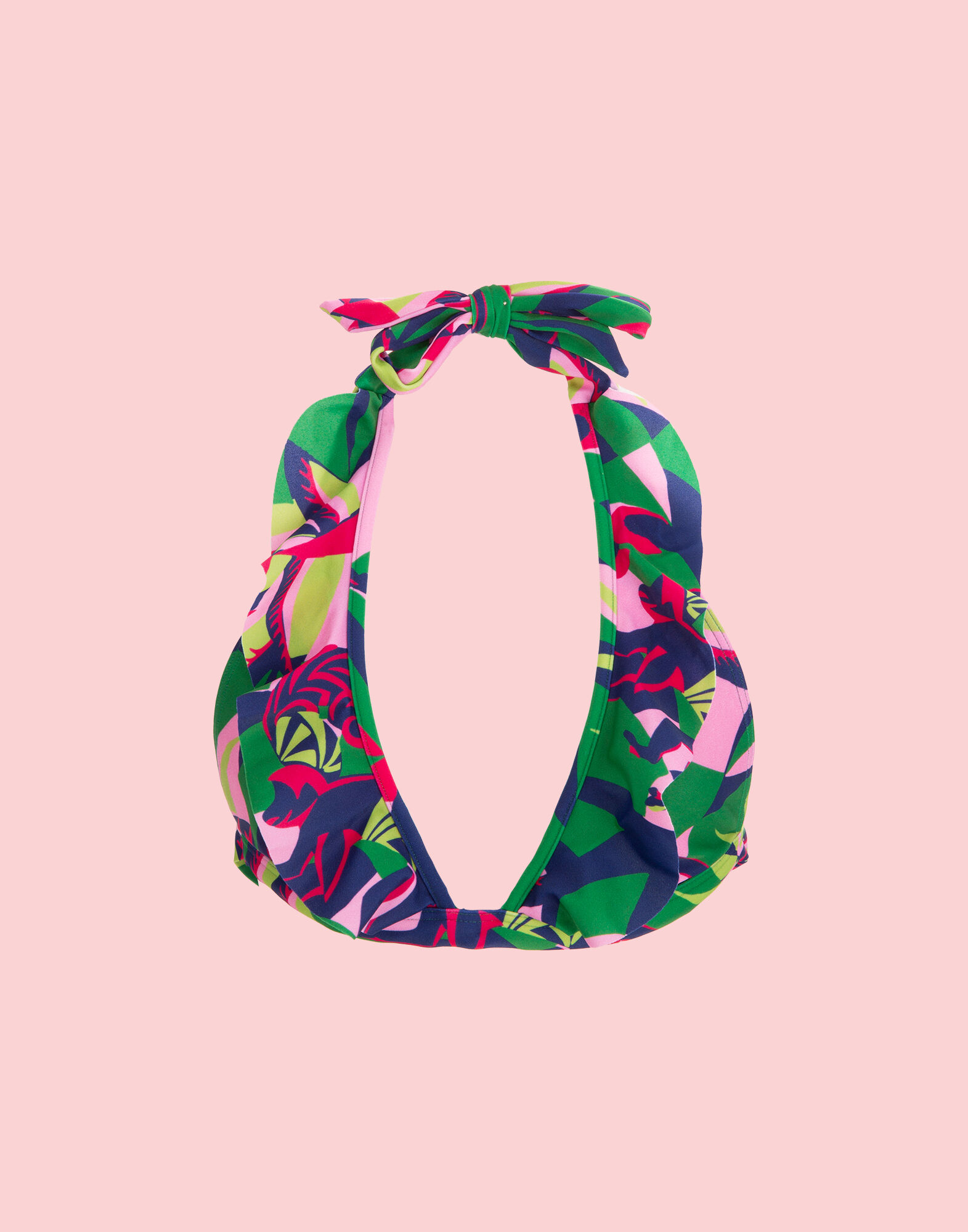 LaDoubleJ Ruffle Bikini Top Tom Tom Blu SWI0005LYC001TOM0002