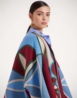 La DoubleJ Poncho La DoubleJ Poncho Eclipse Placée Multicolor SCA0064WOL028ECL05MU01