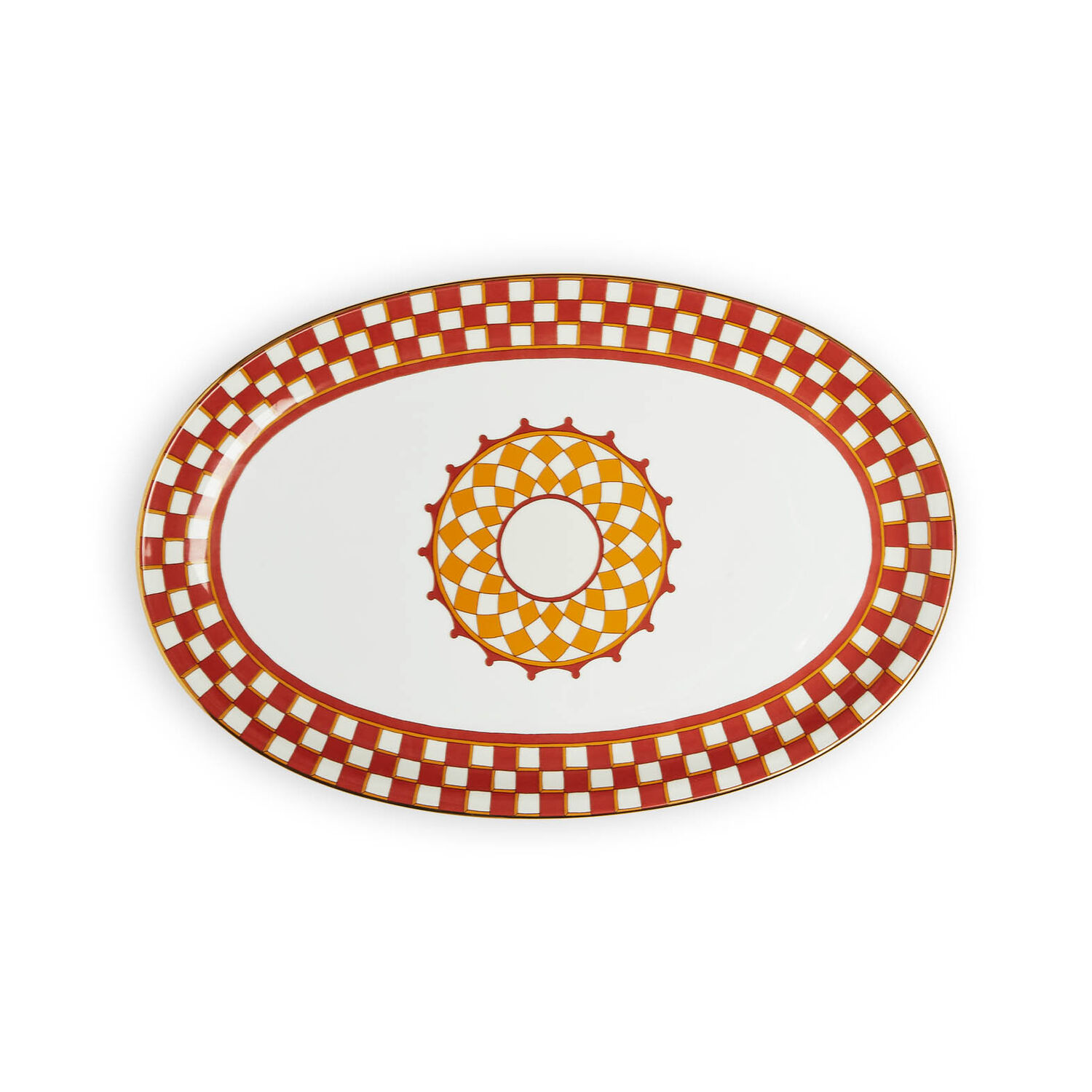 LA DOUBLEJ OVAL PLATTER 