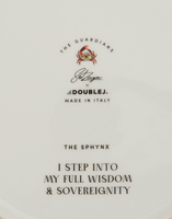 La DoubleJ Decorative Plate La DoubleJ Decorative Plate The Sphynx Saffron DPL0001CER001SPX01YE09