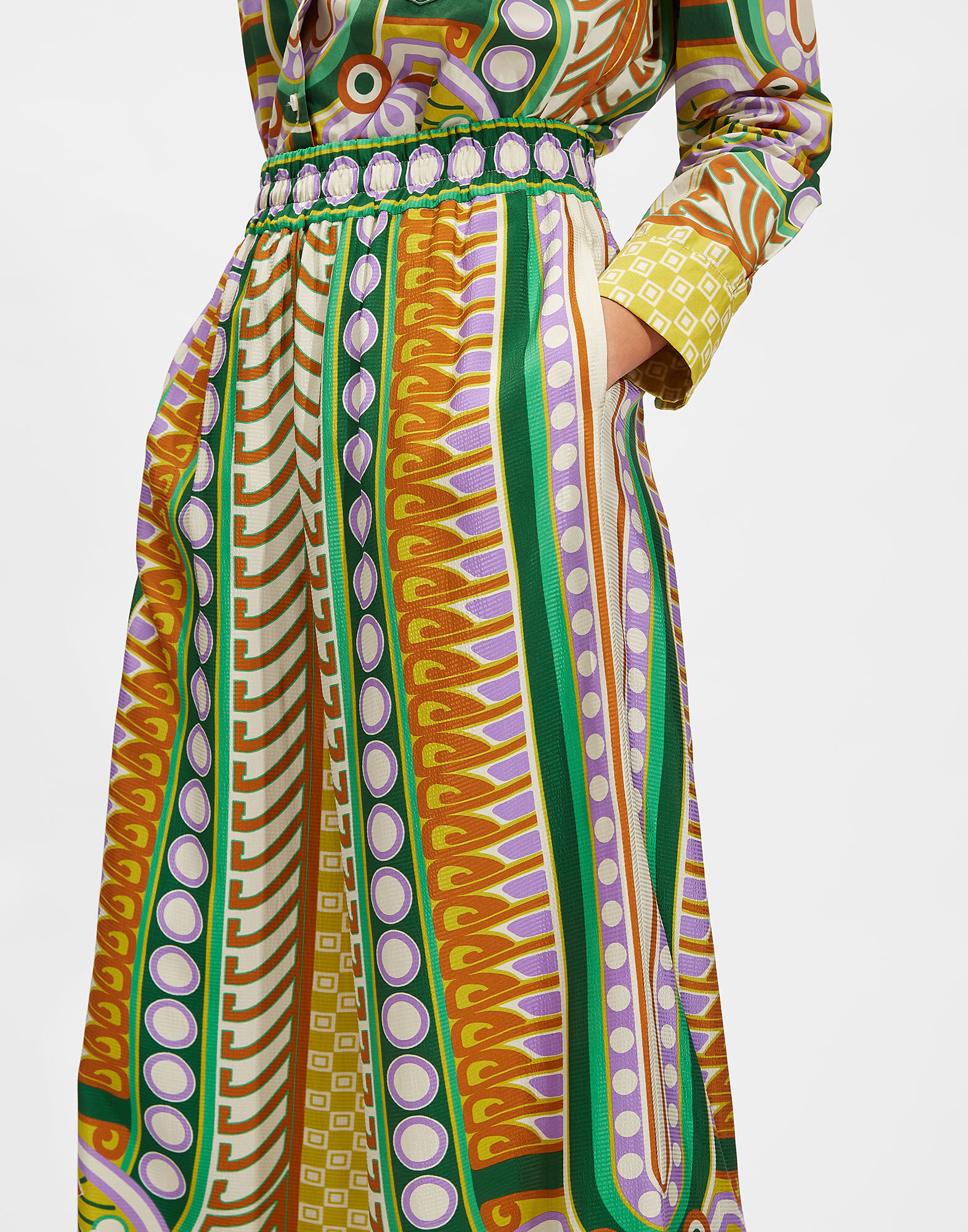 LaDoubleJ Palazzo Pants Ittica TRO0026VIS004ITT0001