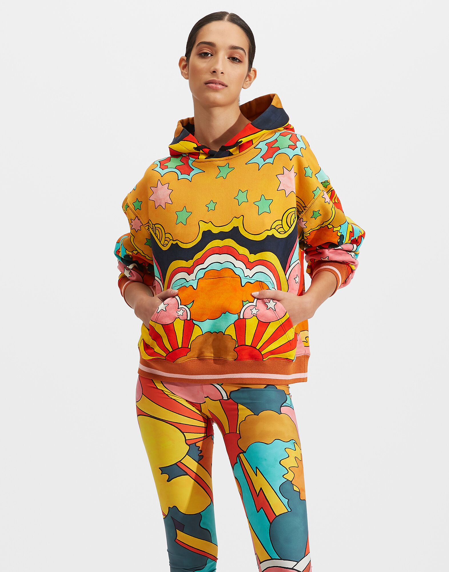 La DoubleJ Sweatshirt Galactic Plac&eacute;e SWE0006JER015GAL0004