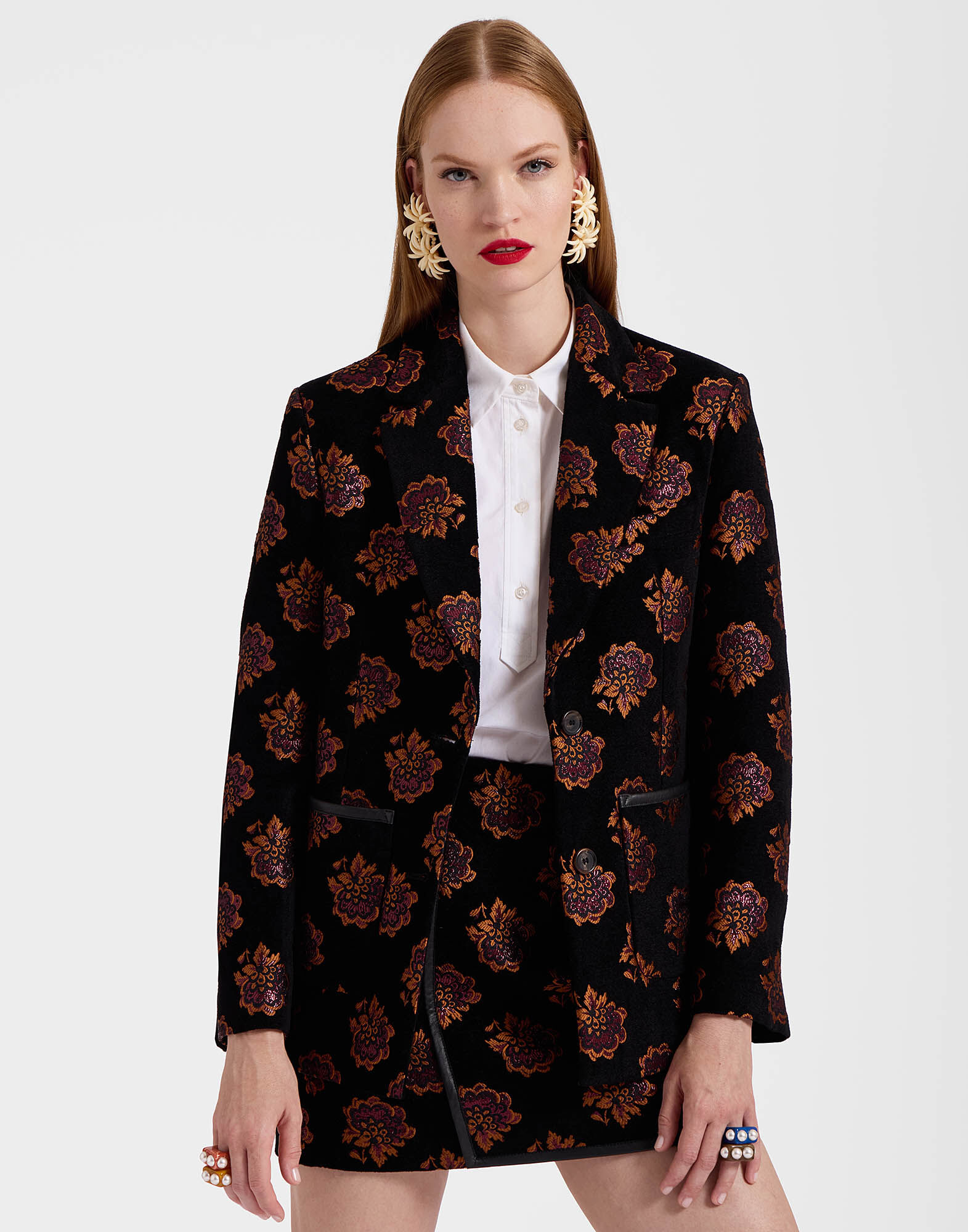 Kelly Jacket in Rosette Black for Women | La DoubleJ