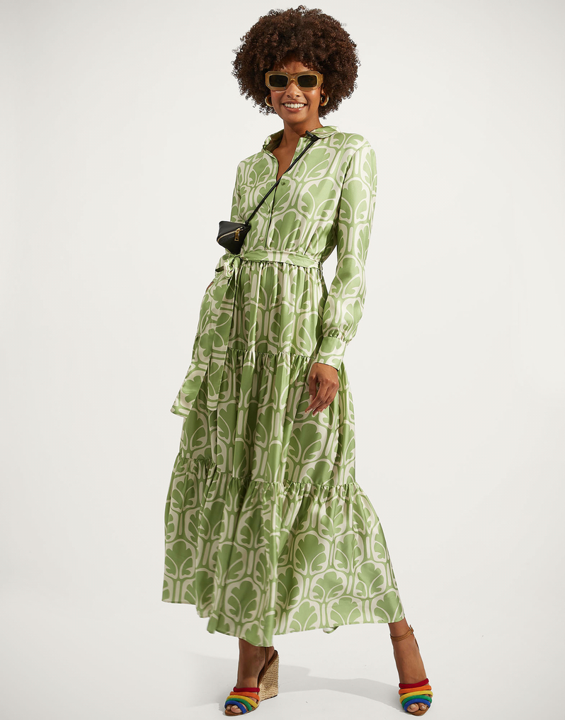 La DoubleJ Bellini Dress La DoubleJ Bellini Dress Grove DRE0016SIL001GRV01GR05