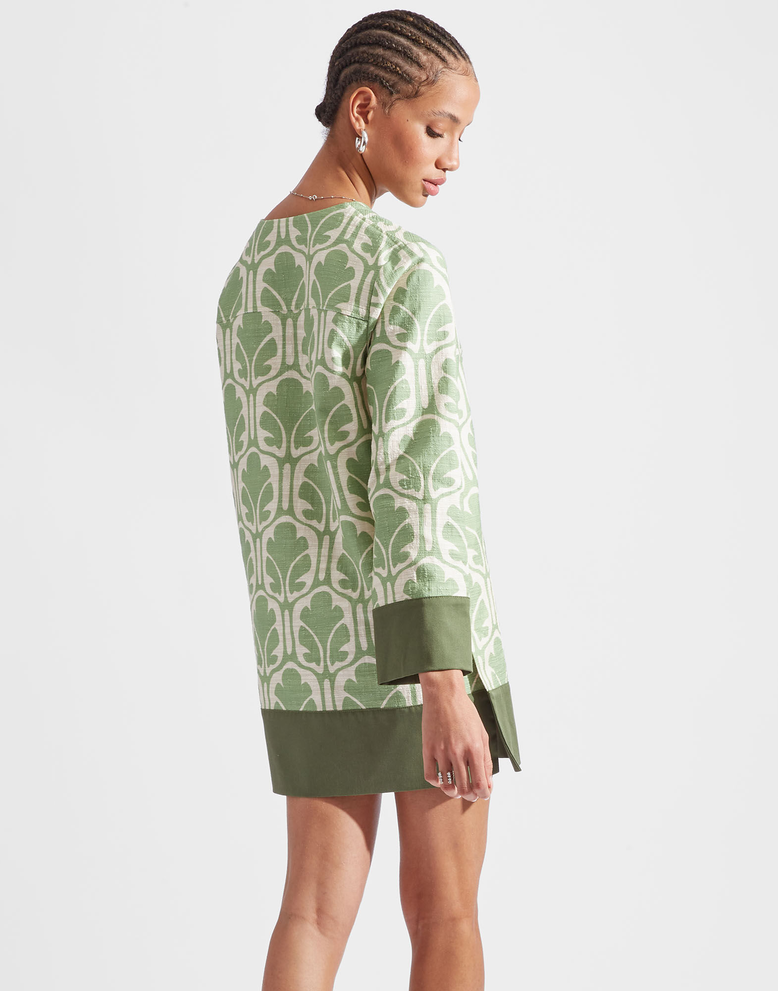 La DoubleJ Deck Mini Dress Grove DRE0490COT005GRV01GR05