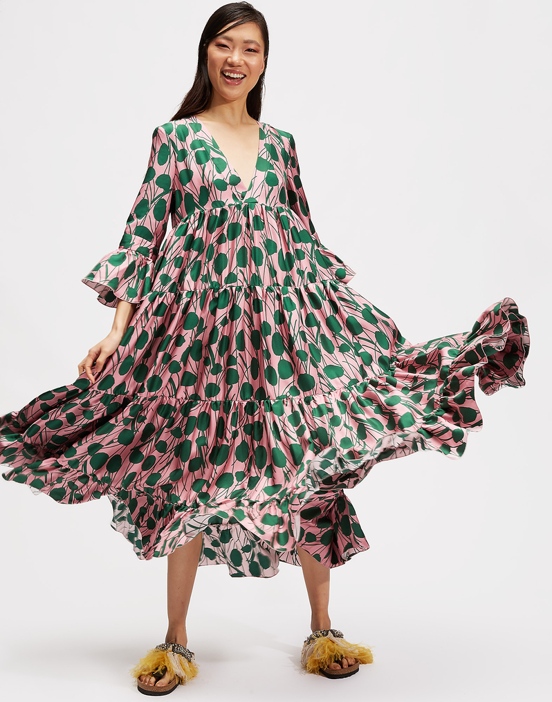 LaDoubleJ Jennifer Jane Dress LaDoubleJ Jennifer Jane Dress Moses Rosa DRE0114SIL001MSS0002