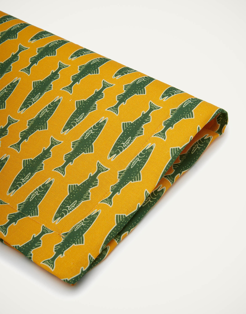 La DoubleJ Placemat Set Of 2 La DoubleJ Placemat Set Of 2 Como Fish Yellow TBM0001LIN005CMF0001