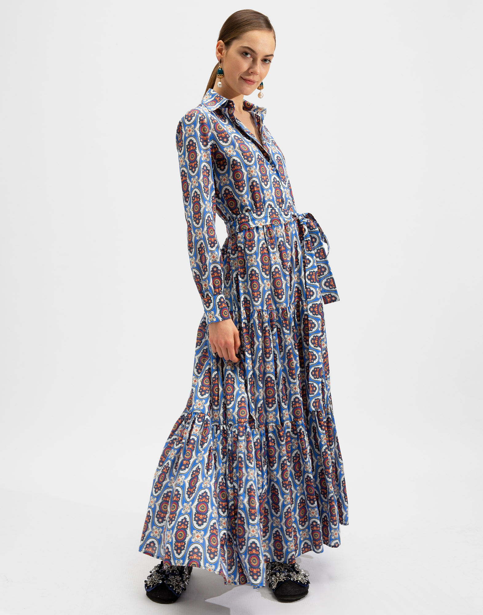 LaDoubleJ Bellini Dress Amalfi DRE0016COT003AMA0001