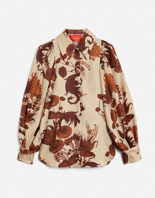 La DoubleJ Pouf Shirt Coven Buttercream SHI0159SIL001COV01WH09