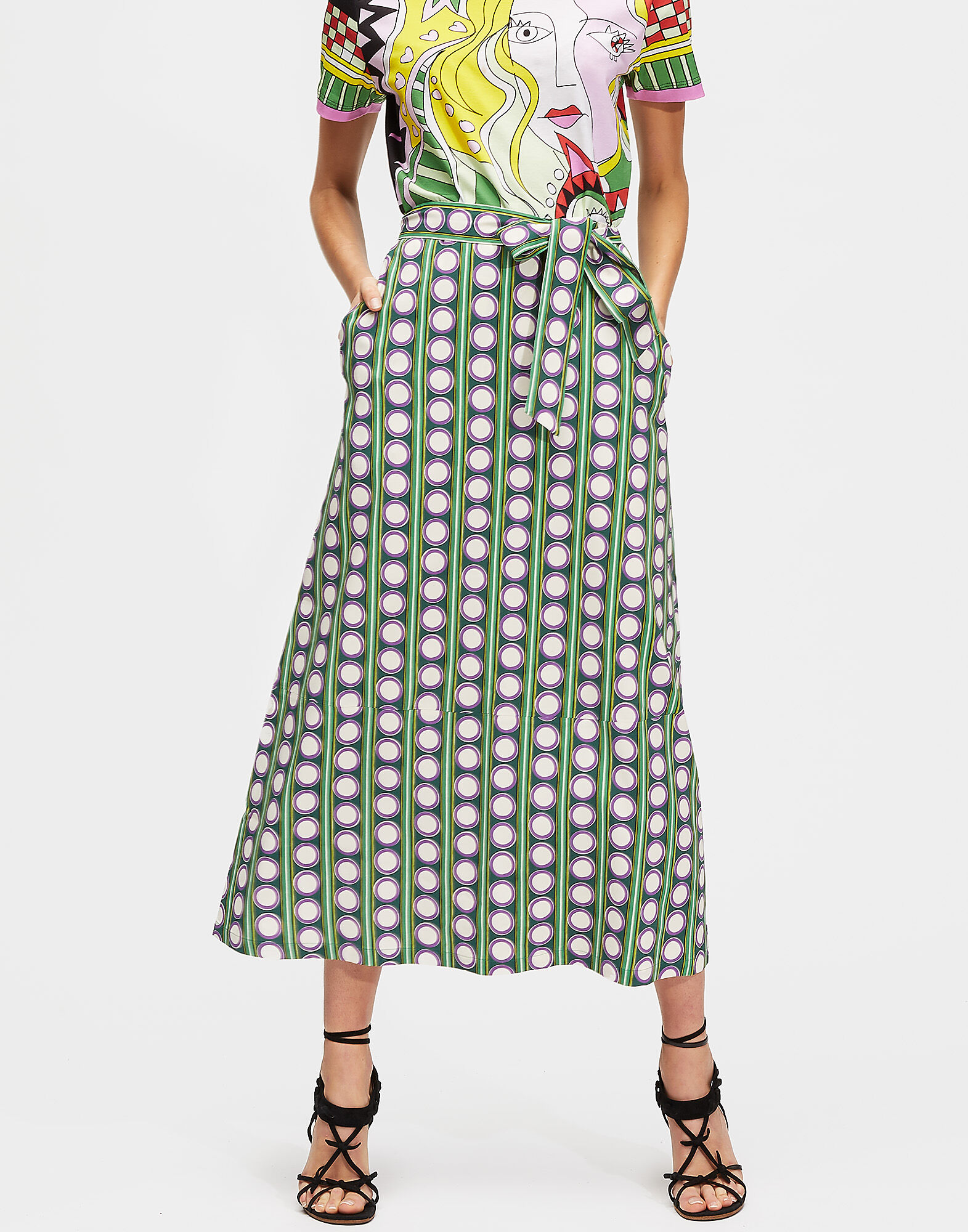 LaDoubleJ A Long Skirt  SKI0018VIS001CNN0001