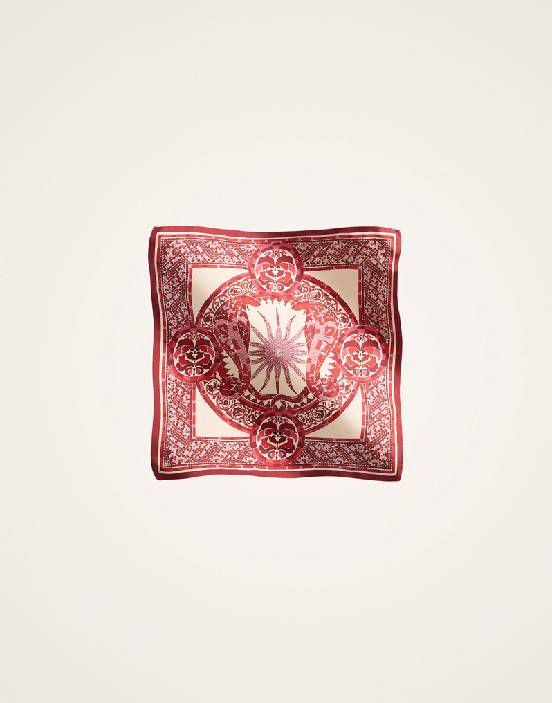 La DoubleJ Foulard 45 La DoubleJ Foulard 45 Cobra Placée Red SCA0065SIL006COB01RE01