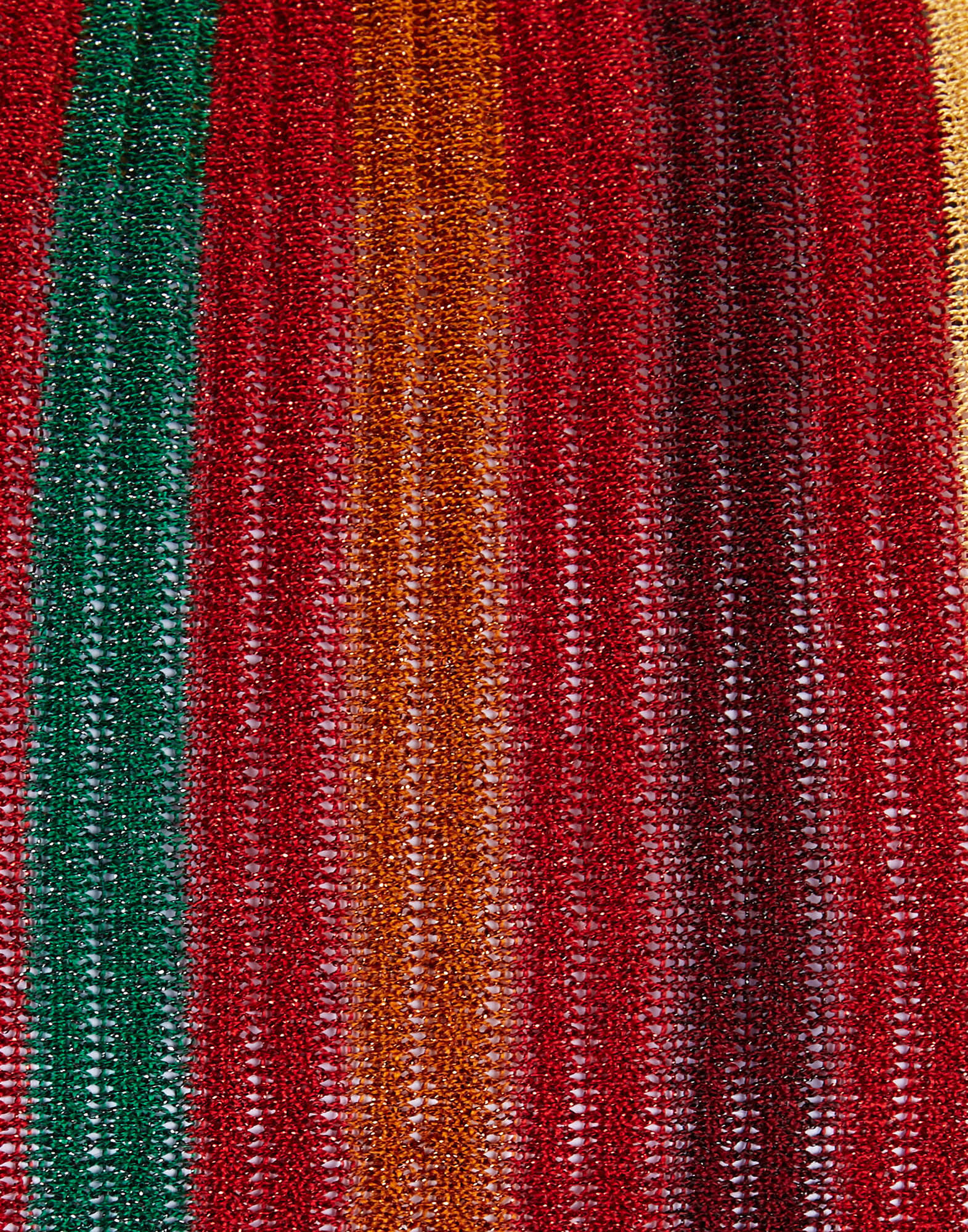 LaDoubleJ Accordion Knit Dress Multicolor Rosso DRE0136KNI019VAR0036