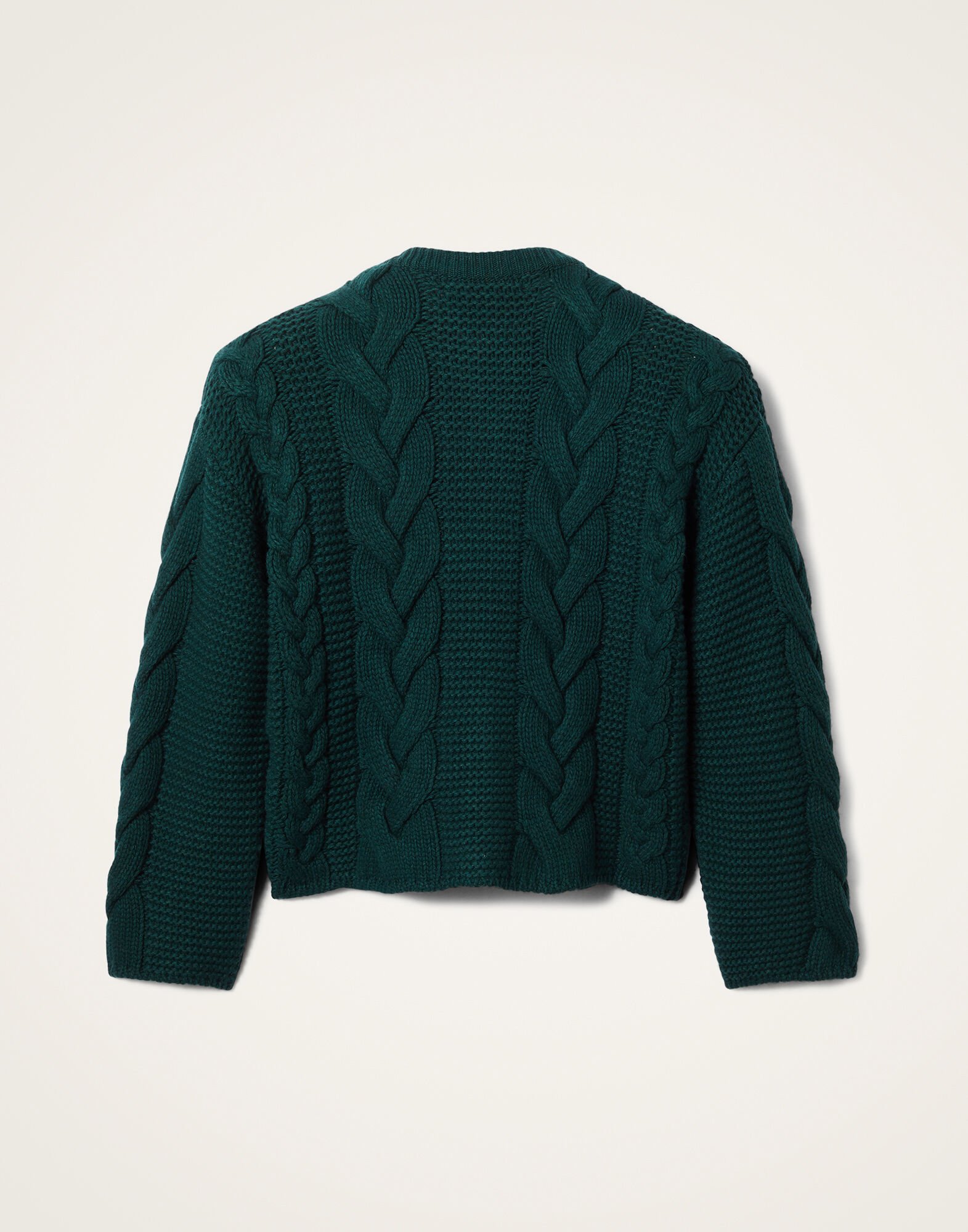 La DoubleJ Portrait Cardigan Solid Green PUL0211KNI120VA271GR02