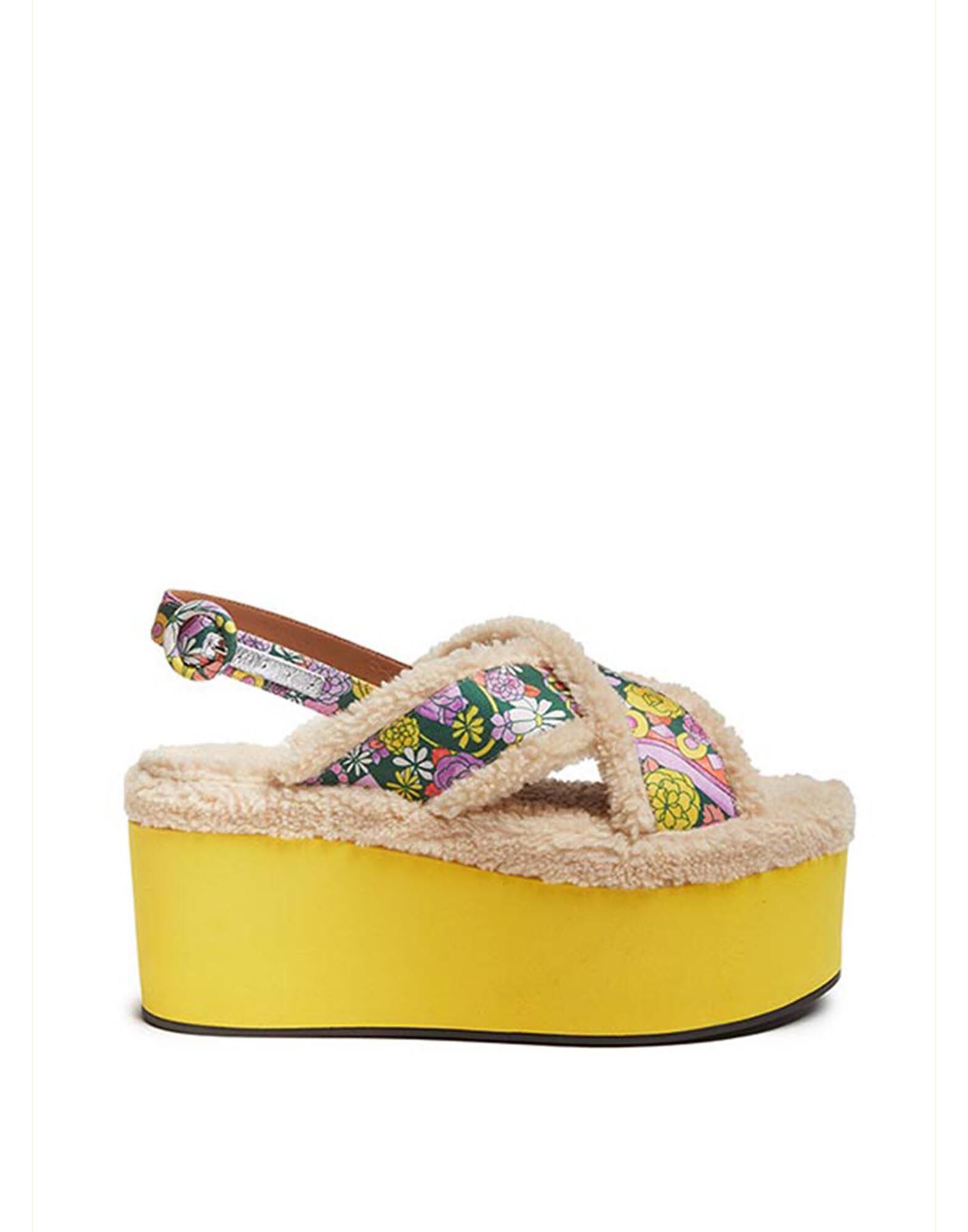 La DoubleJ Shearling Platforms Tripping SHO0029FOD001TRG0001