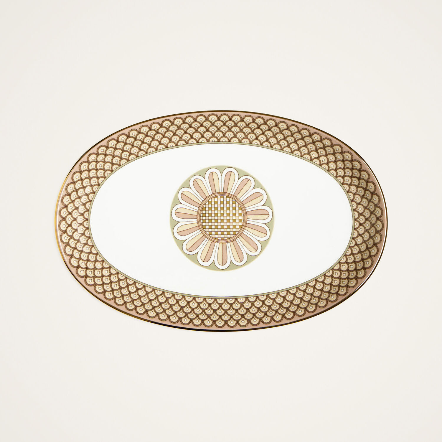 La Doublej Oval Platter In Odysseus Dusty Pink