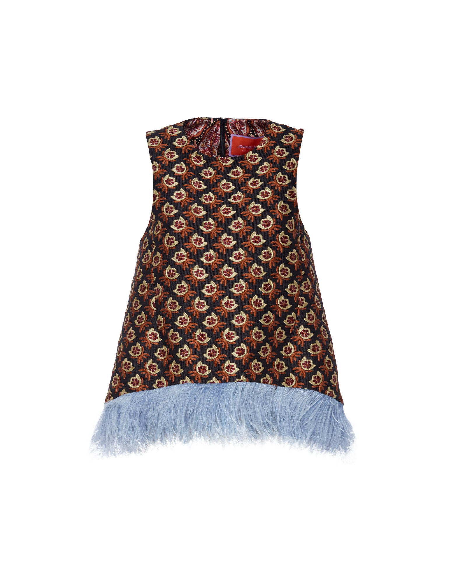 La DoubleJ La Scala Top (With Feathers) Bella Nero TOP0013JAC034MUL0049