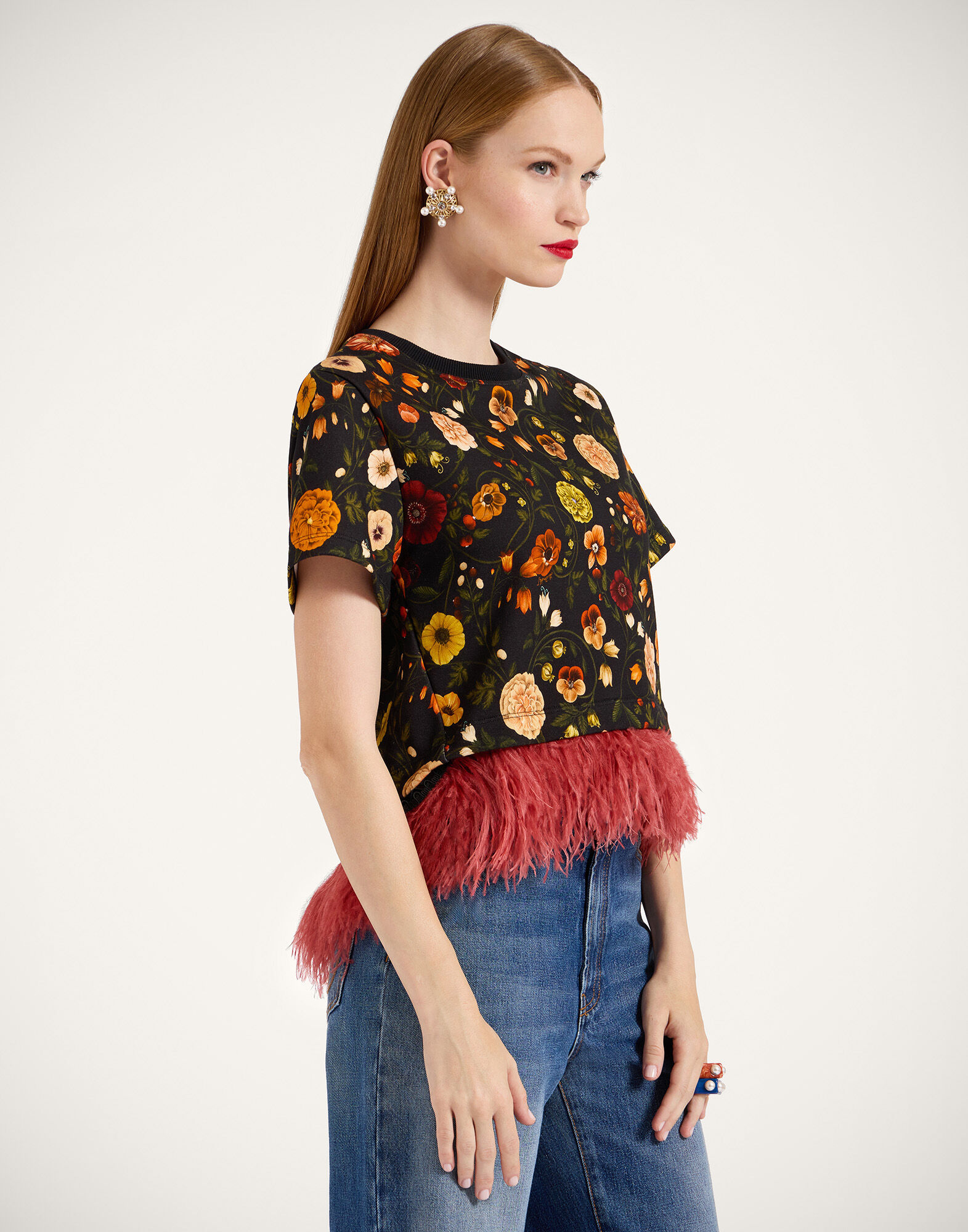 La DoubleJ La Scala Tee Botticelli Black TSH0026JER039CEL01BL01