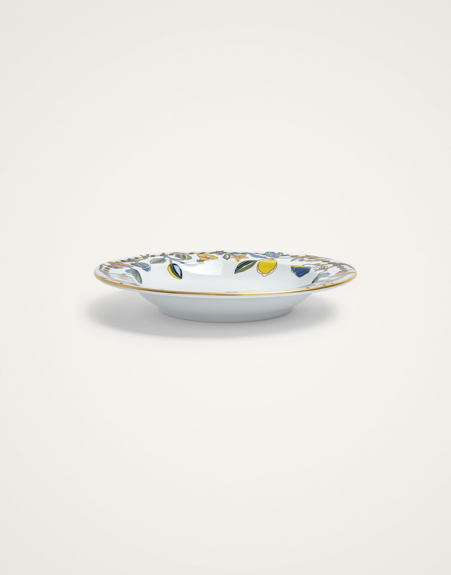 La DoubleJ Soup Plates Set Of 2 Borboni White SOU0002CER001BRN12WH01