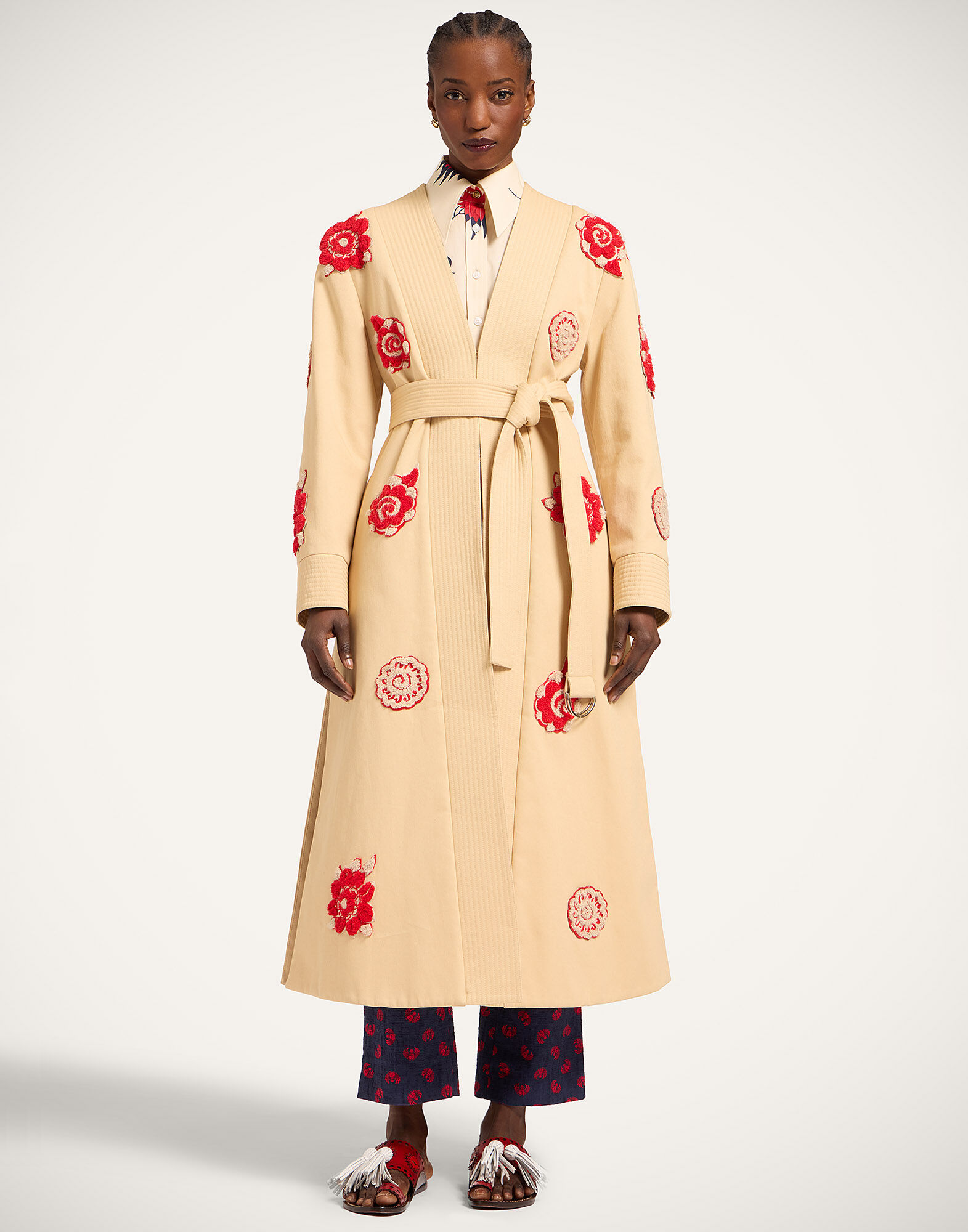 La DoubleJ Kintsugi Coat Solid Light Beige JAC0187COT089SOLIDBR01