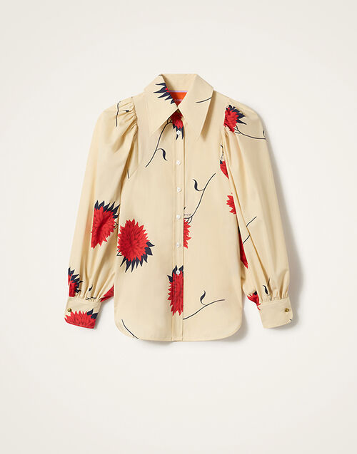 La DoubleJ Pouf Shirt Derby Ecru SHI0159COT039DER01BR05