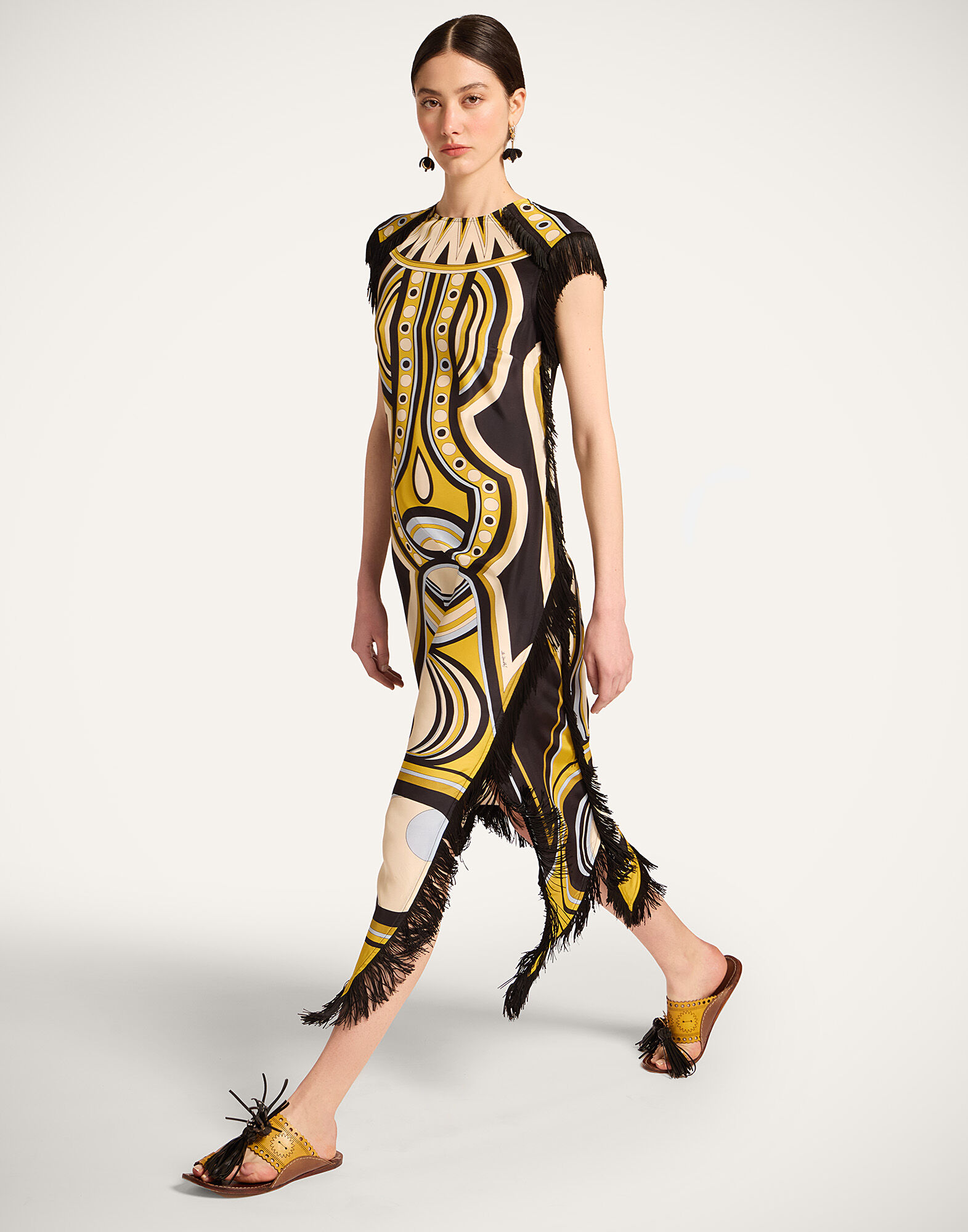 La DoubleJ Scarf Dress Sanctuary Plac&eacute;e Gold DRE0964SIL009SAC02YE05