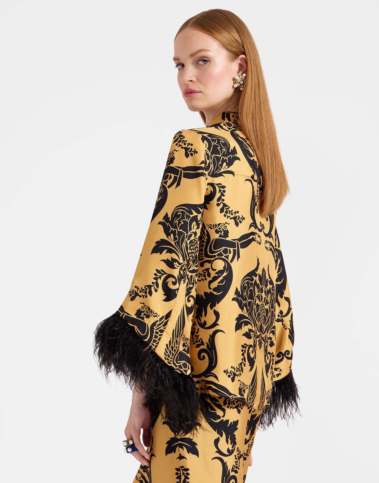 La DoubleJ Make An Exit Top Cherubs Gold TOP0104SIL001CRB01YE05